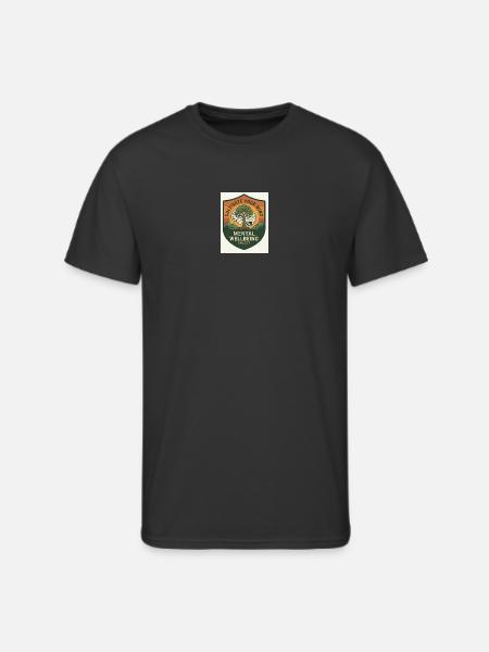 Mind Growth Shield Patch - Men's 50/50 T-Shirt - black