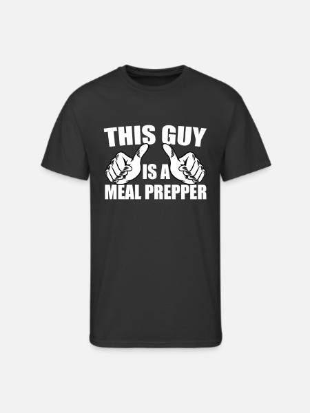 Great Meal Prepper Design - Men's 50/50 T-Shirt - black