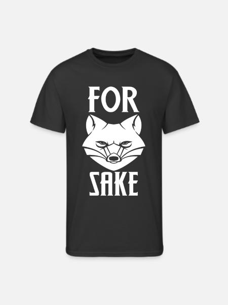 For Fox Sake - Men's 50/50 T-Shirt - black