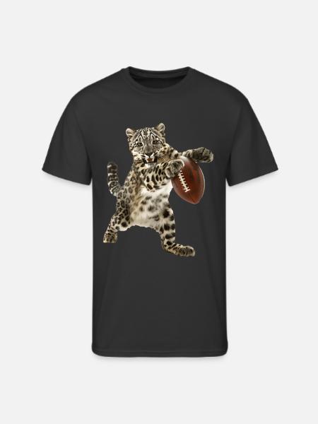 Snow Leopard - Men's 50/50 T-Shirt - black