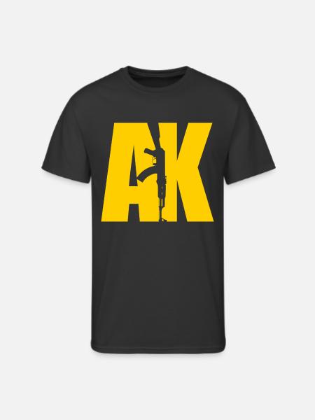 AK47 YELLOW - Men's 50/50 T-Shirt - black