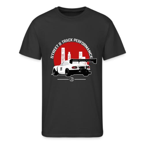 BEAVIS RACECARLOGO BLACK - Men's 50/50 T-Shirt