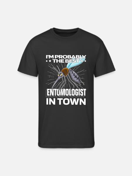 Entomology Entomologist Mosquito - Men's 50/50 T-Shirt - black