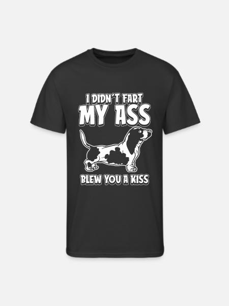 Basset Hound - Men's 50/50 T-Shirt - black