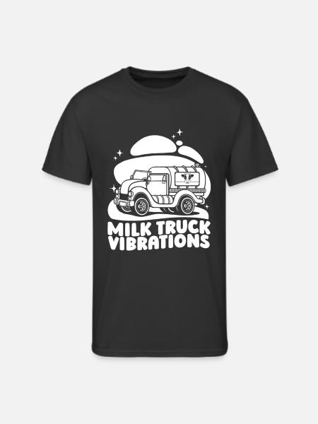 Milk Vibes Milk Truck - Men's 50/50 T-Shirt - black