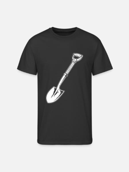 Gardening Gardener Spade - Men's 50/50 T-Shirt - black