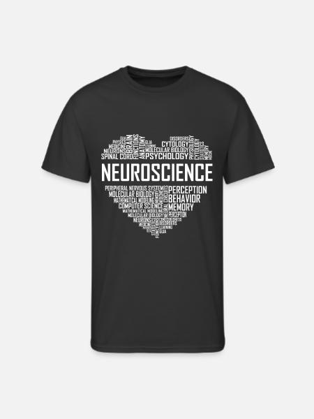 Neuroscience - Heart - Men's 50/50 T-Shirt - black