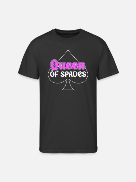 Spades Card Game Player - Men's 50/50 T-Shirt - black