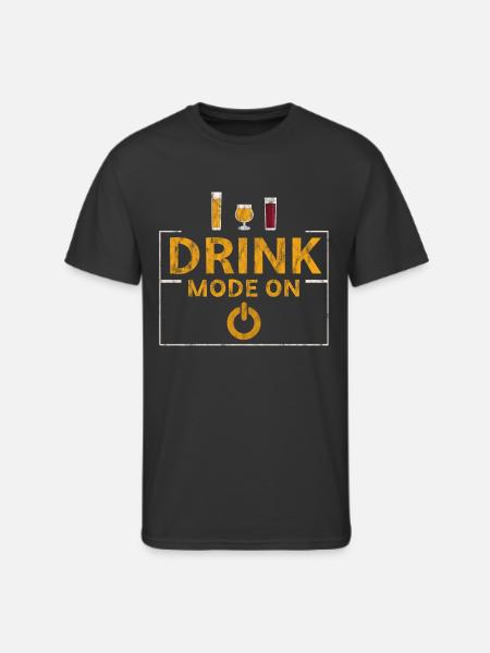 Drink Mode On 5 - Men's 50/50 T-Shirt - black