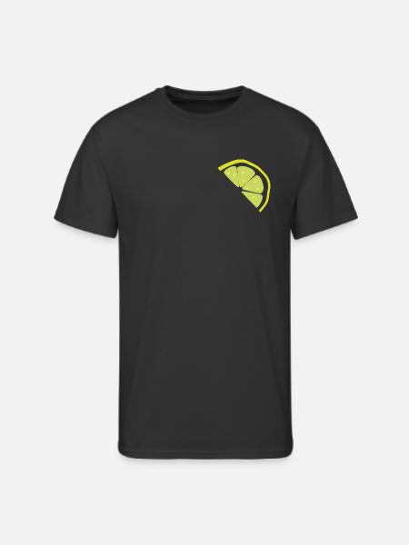 Lemon Slice Neon Pop - Men's 50/50 T-Shirt - black