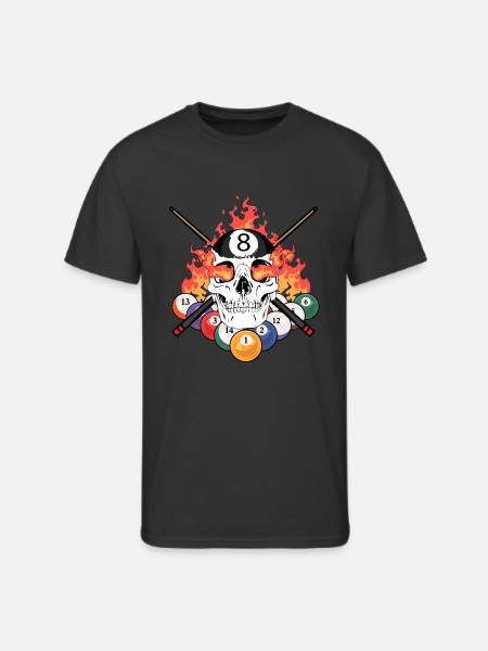 Pool Billiard - Men's 50/50 T-Shirt - black
