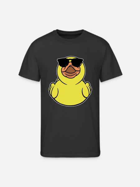 Rubber Duckie Duck With Sunglasses - Men's 50/50 T-Shirt - black