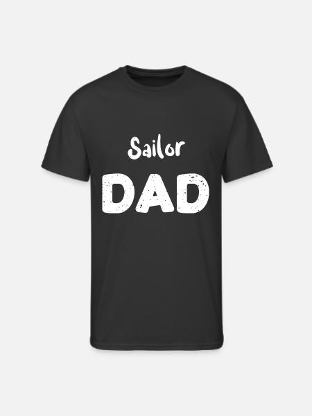 Sailor Dad - Boating - Men's 50/50 T-Shirt - black