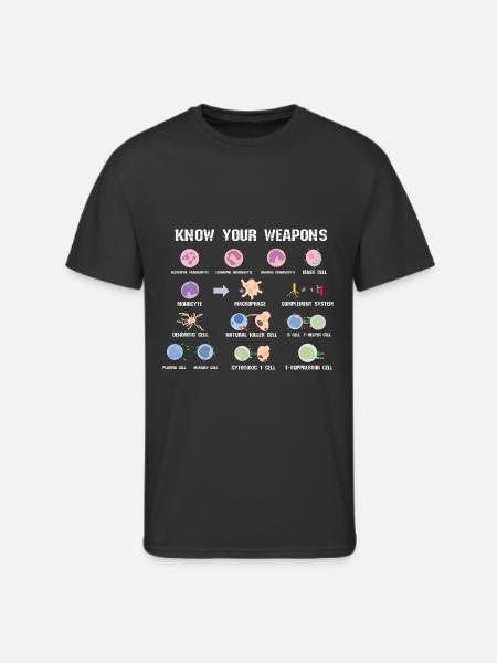 Biologist cells enzymes - Men's 50/50 T-Shirt - black