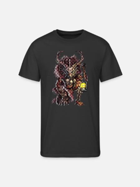 Cryptid Wendigo - Men's 50/50 T-Shirt - black