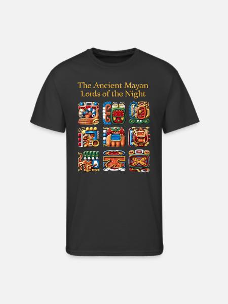 Ancient Mayan Glyphs - Men's 50/50 T-Shirt - black