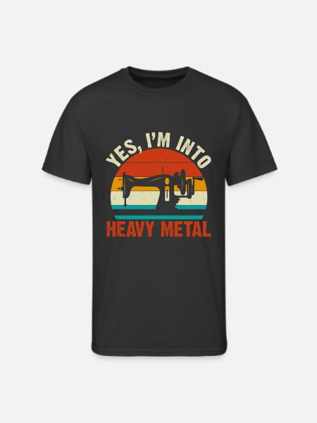 Quilting Retro Sewing Seamstress - Men's 50/50 T-Shirt - black