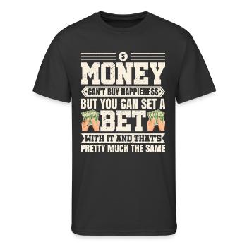 Parlay Sports Betting - Men's 50/50 T-Shirt - black - Front - Jackson (183cm)