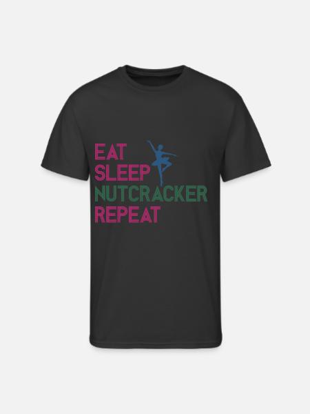 Eat Sleep Nutcracker Repeat - Men's 50/50 T-Shirt - black
