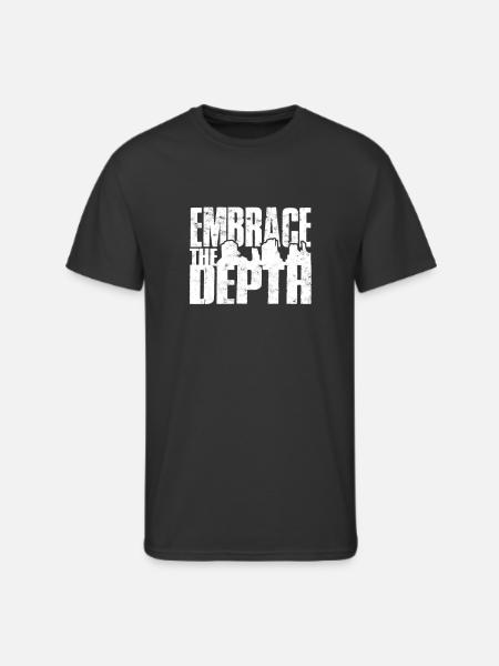 Embrace the Depth - Canyon - Men's 50/50 T-Shirt - black
