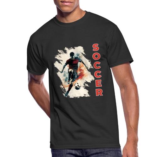 Soccer Blaze - Men's 50/50 T-Shirt