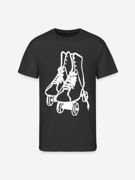 Retro Roller Skates - Men's 50/50 T-Shirt - black