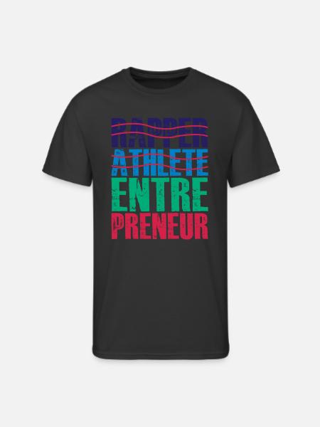 Rapper Athlete Entrepreneur 24 - Men's 50/50 T-Shirt - black