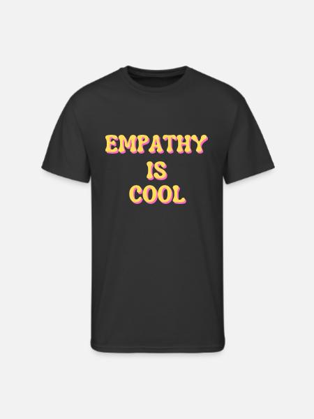 Empathy Is Cool - Men's 50/50 T-Shirt - black