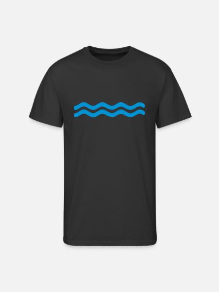 water - Men's 50/50 T-Shirt - black