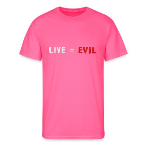 Live = Evil - Men's 50/50 T-Shirt
