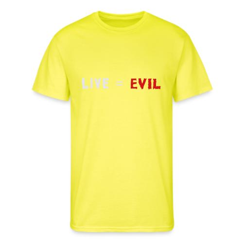 Live = Evil - Men's 50/50 T-Shirt