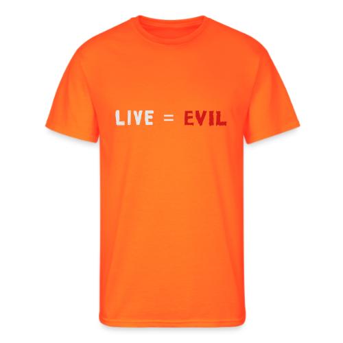 Live = Evil - Men's 50/50 T-Shirt