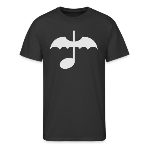 Music Note with Bat Wings - Men's 50/50 T-Shirt
