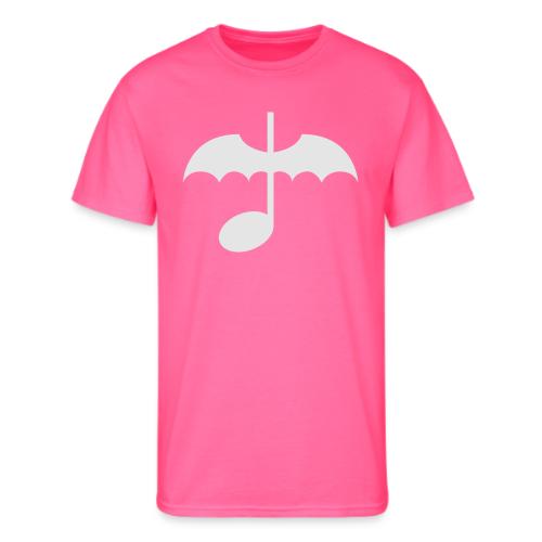 Music Note with Bat Wings - Men's 50/50 T-Shirt