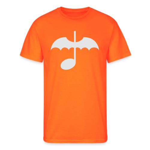 Music Note with Bat Wings - Men's 50/50 T-Shirt