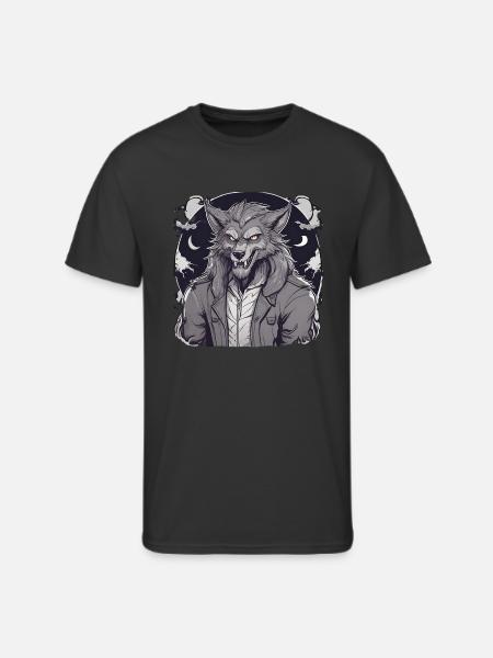Halloween Werewolf - Men's 50/50 T-Shirt - black