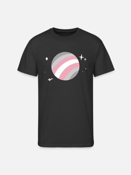 Demigirl Planet LGBTQ - Men's 50/50 T-Shirt - black