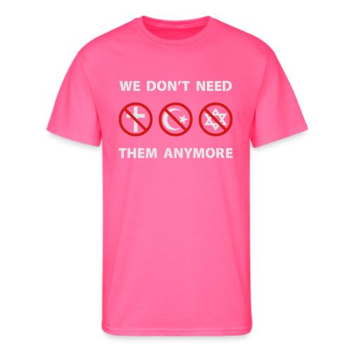 We Don't Need Religion Anymore - Men's 50/50 T-Shirt