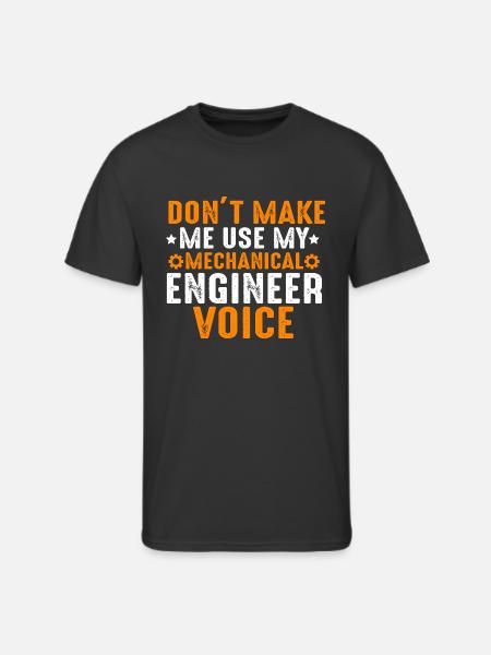 Engineer voice - Men's 50/50 T-Shirt - black