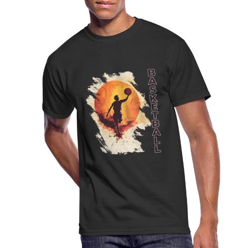 Basketball Stride - Men's 50/50 T-Shirt