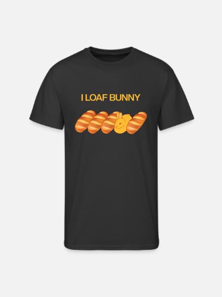I Loaf Bunny - Men's 50/50 T-Shirt - black