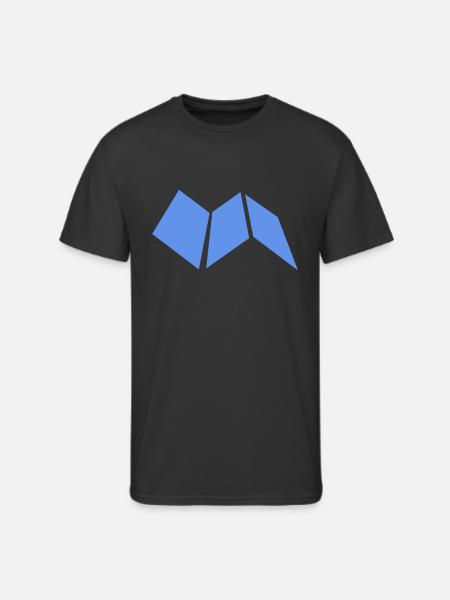 map construction paper guide - Men's 50/50 T-Shirt - black