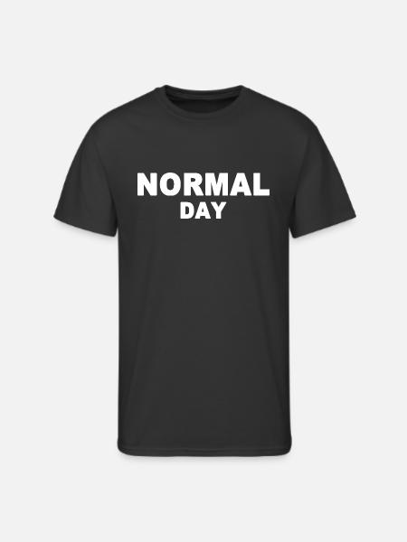 normal day - Men's 50/50 T-Shirt - black