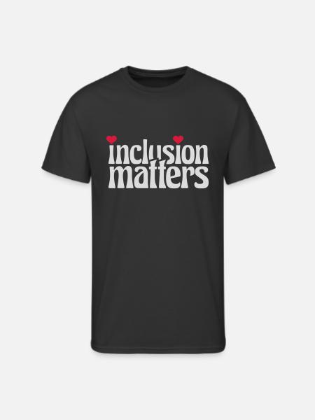 inclusion matters logo quote - Men's 50/50 T-Shirt - black