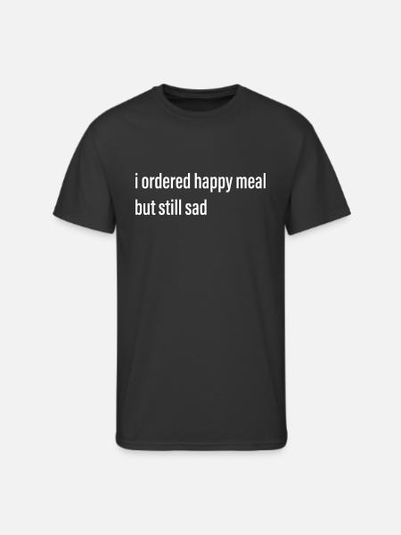 Happy Meal Meme - Men's 50/50 T-Shirt - black