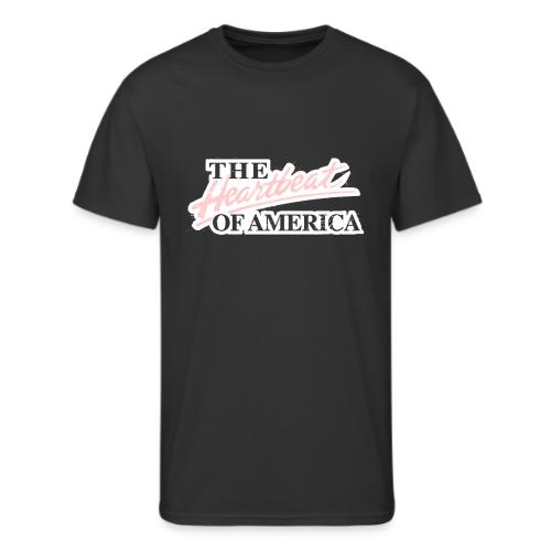 The Heartbeat of America - Men's 50/50 T-Shirt