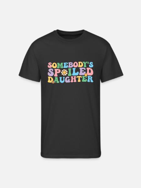 Groovy Somebody's Spoiled Daughter - Men's 50/50 T-Shirt - black