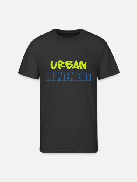 Urban Movement Neon Splash - Men's 50/50 T-Shirt - black