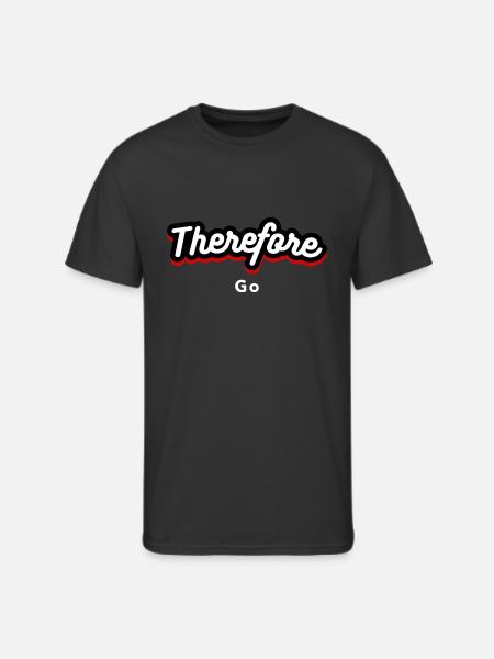 Therefore go - Men's 50/50 T-Shirt - black