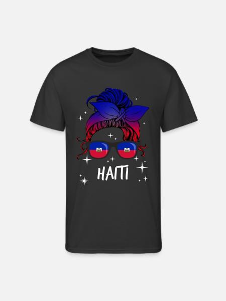 Haiti - Men's 50/50 T-Shirt - black